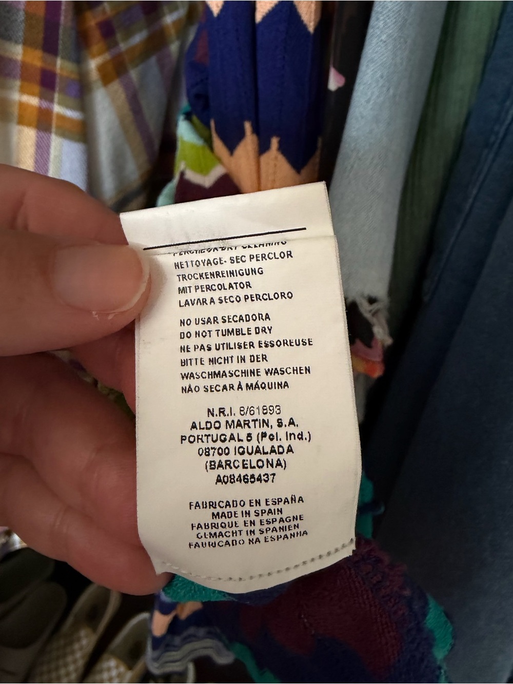 ALDO MARTINS Multicolor Chevron Button-Front Cardigan - Picture 7 of 7